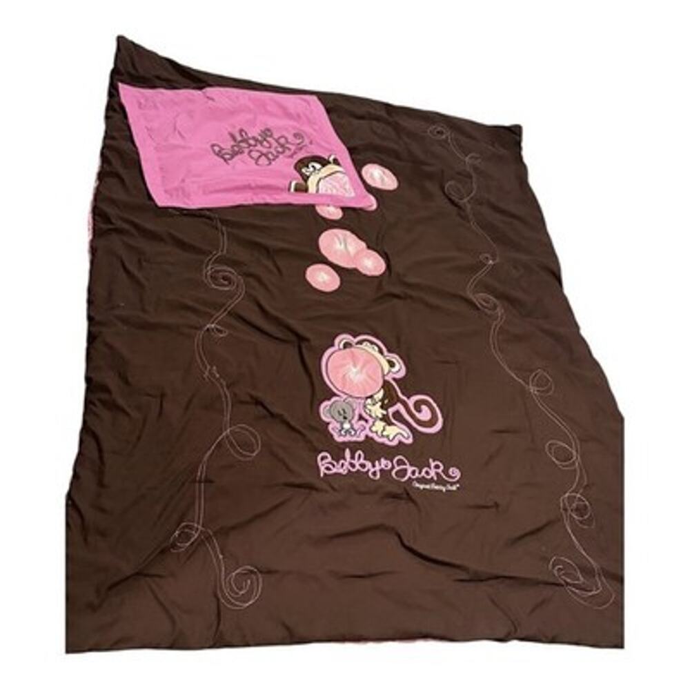 Y2K VTG Bobby Jack Bubble Gum Comforter Double Sided & Pillow Case Twin 66”x86”